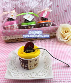 中山市小榄镇乐添纺织制品厂 厂家直供订制，环保涤纶印花蛋糕造型购物袋，助力品牌广告促销